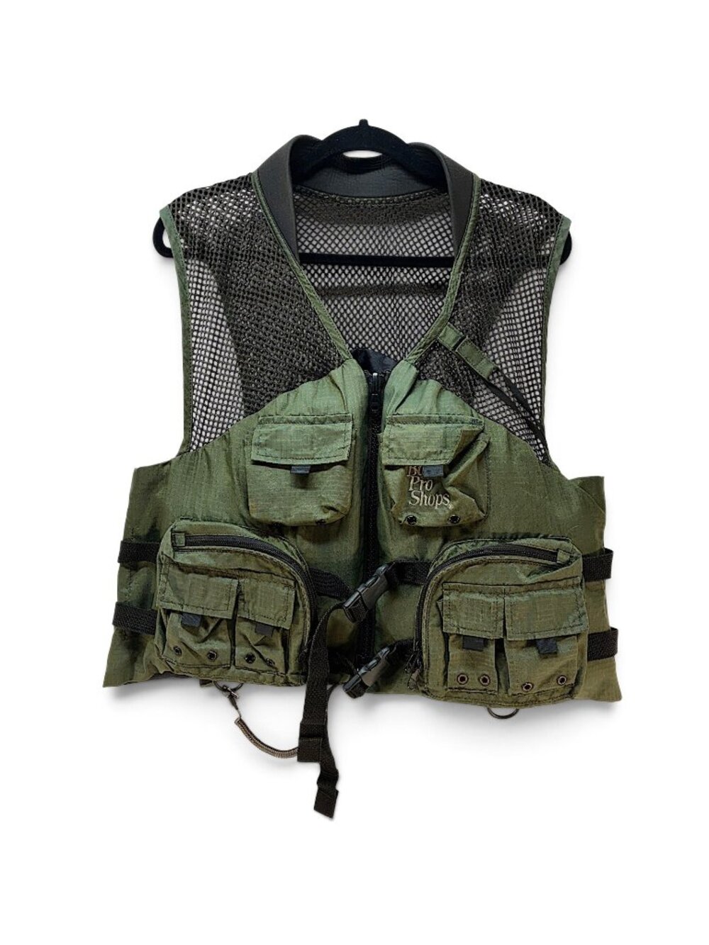 Bass Pro Shop Mesh Fishing Life Vest Model 1800 Green Floatation Size X-L